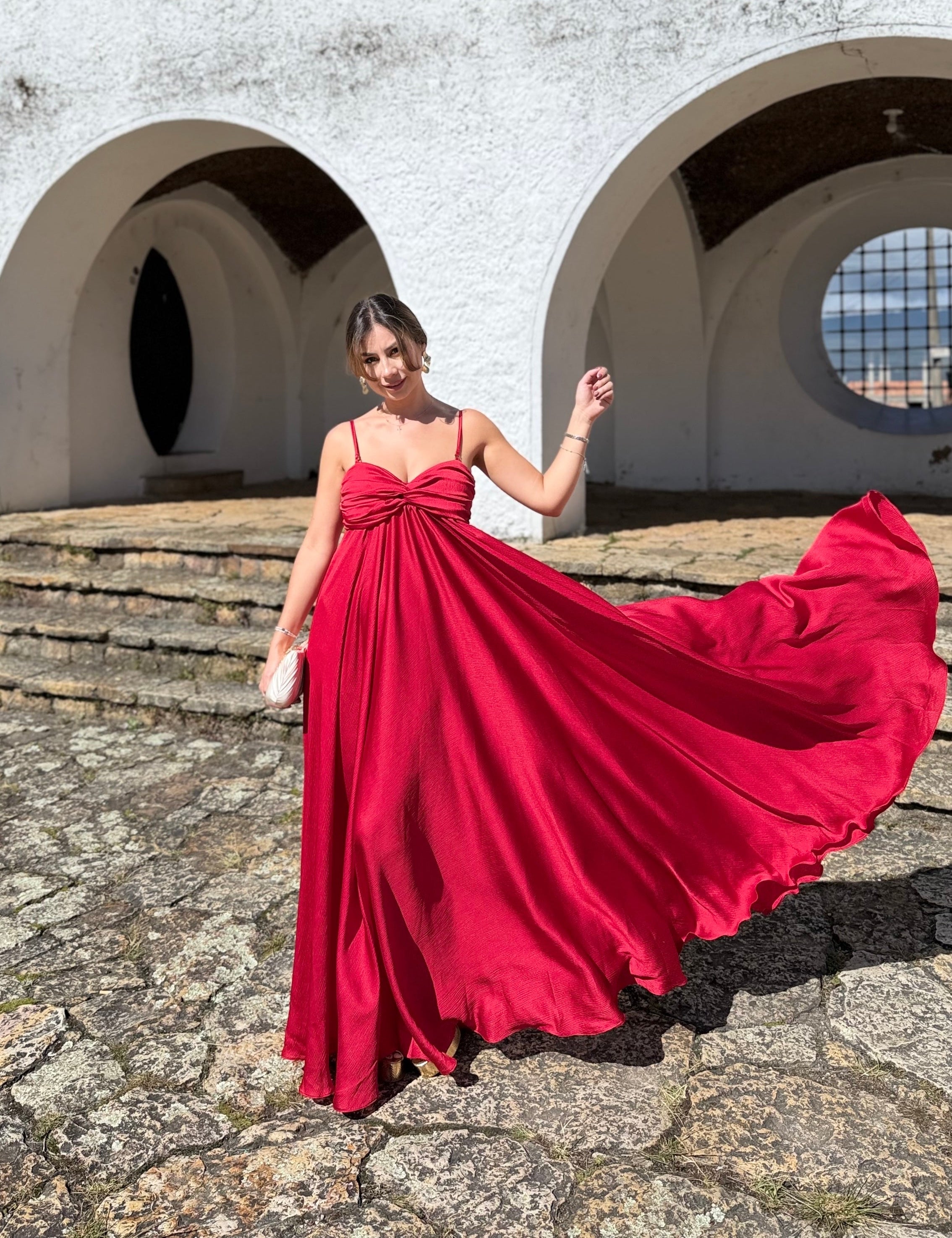 Vestido Princesa Rojo