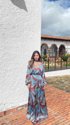 Vestido Prenses Aqua
