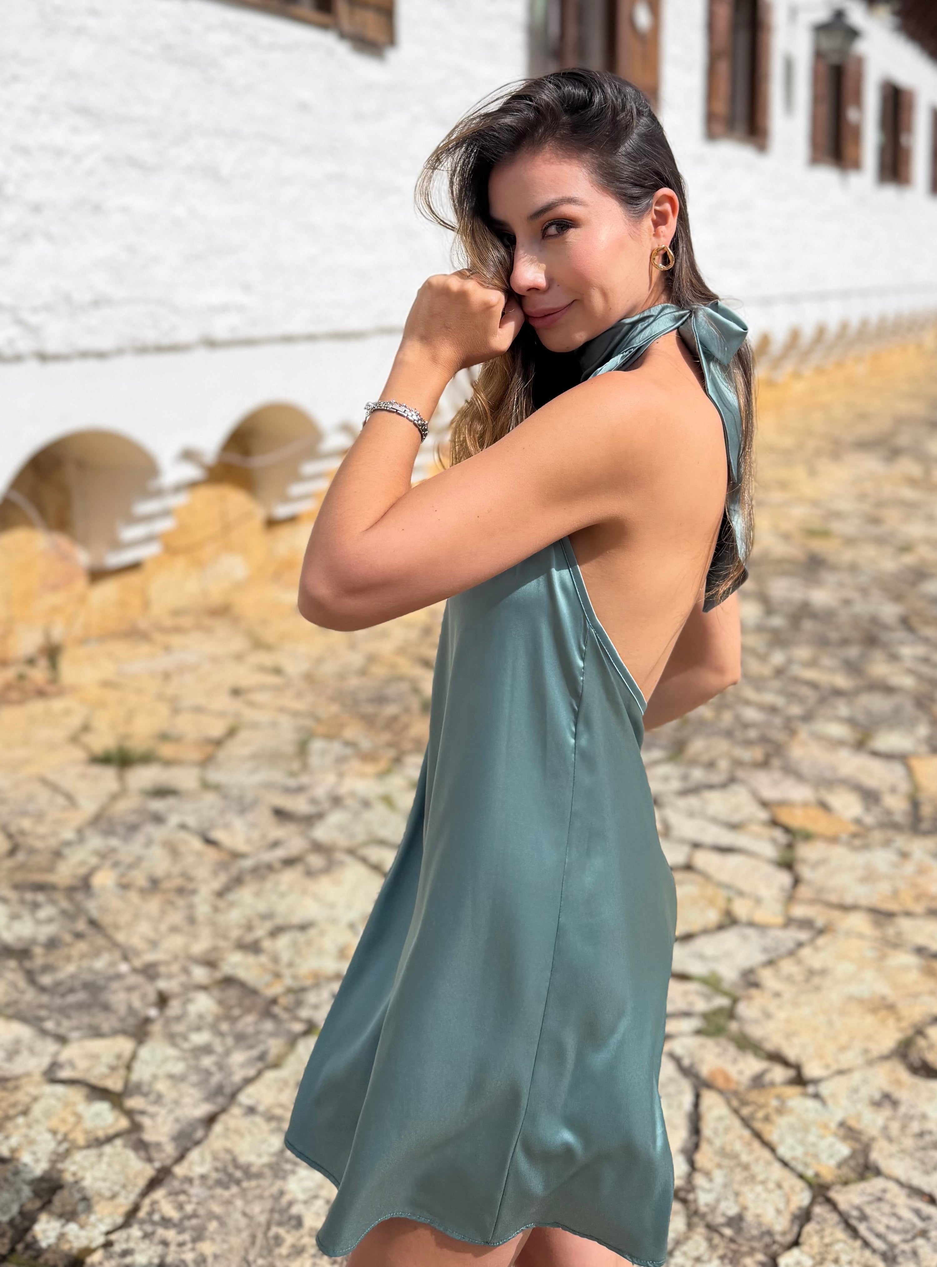 Vestido Atenea Verde Menta