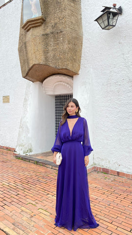 Vestido violeta