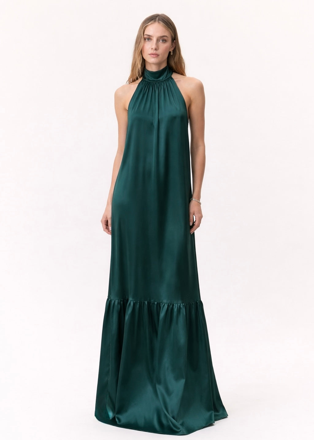 Vestido Atenea Verde Pino