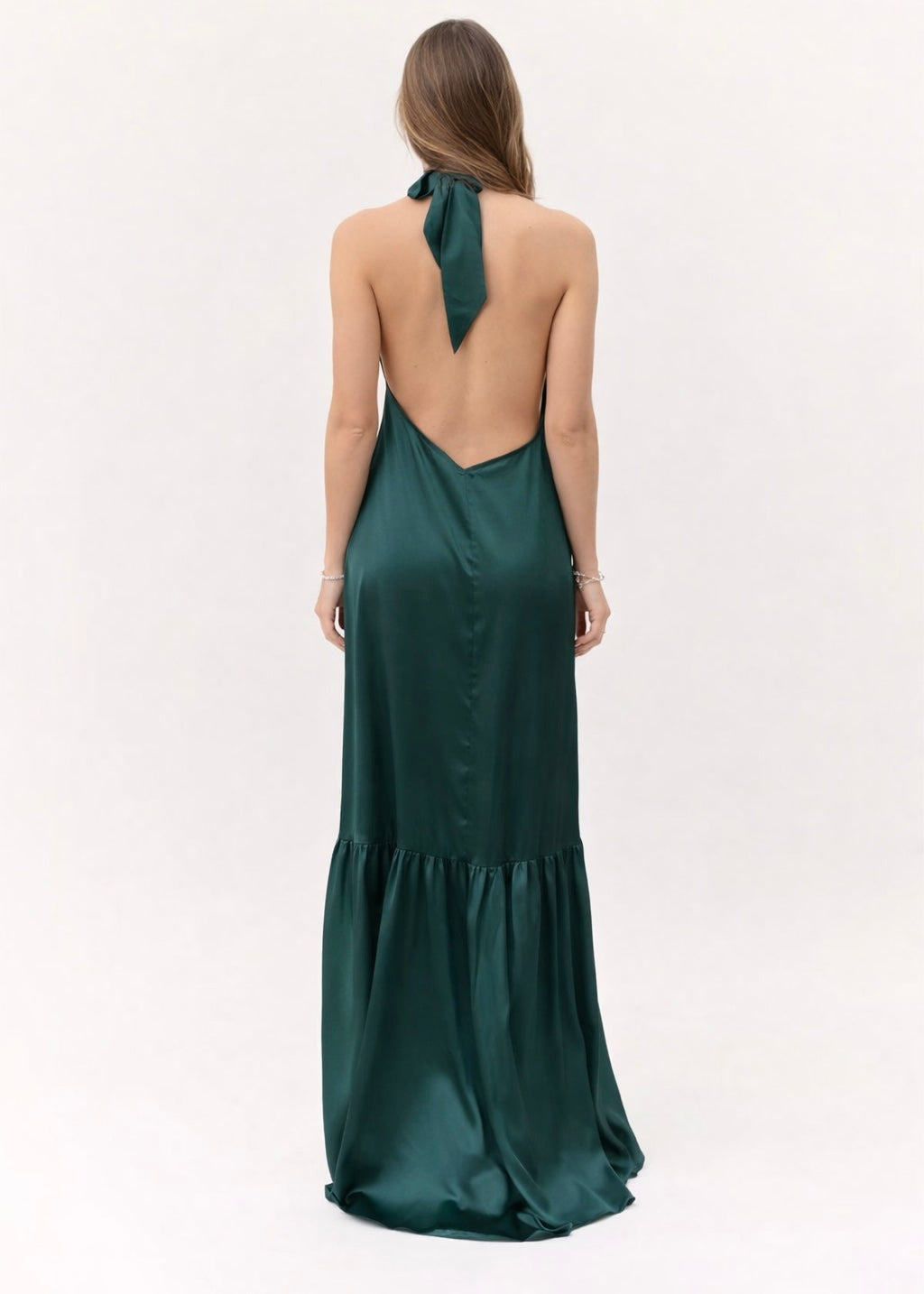 Vestido Atenea Verde Pino
