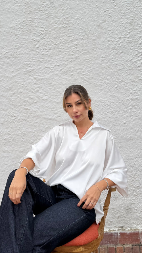 Stella White Blouse