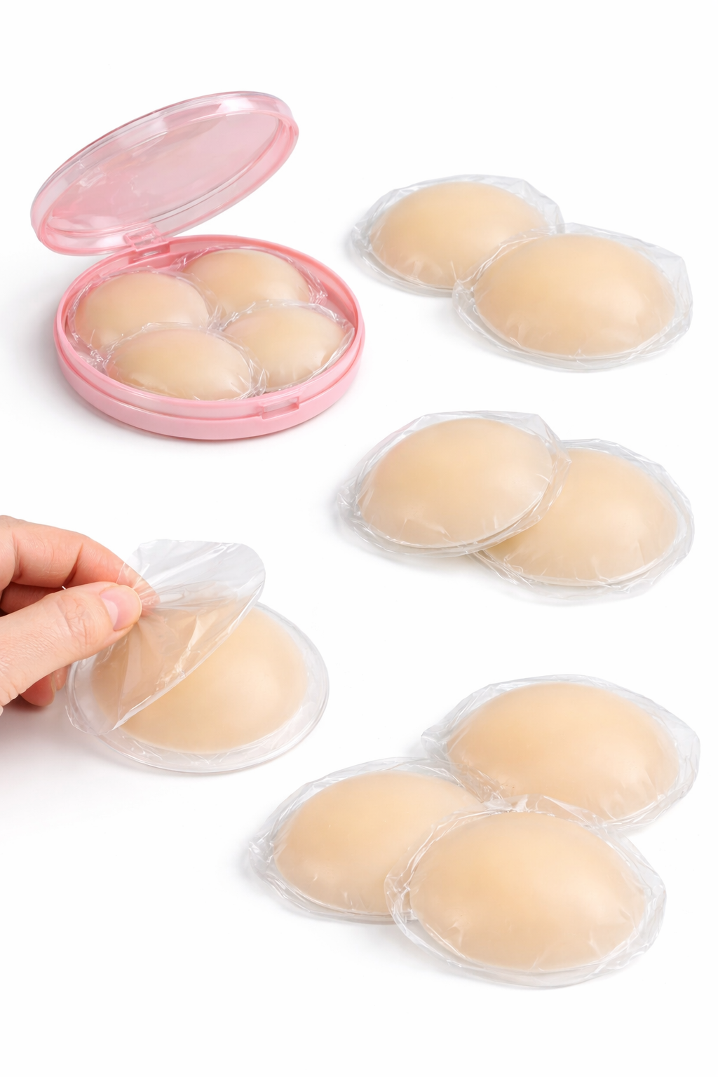 Cubrepezones estuche X 4