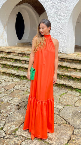 Vestido Atenea Naranja